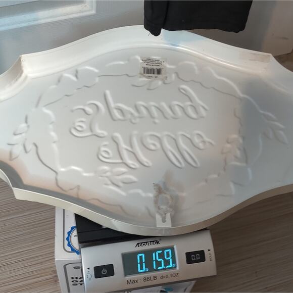 Hello Spring Enamel Metal Wall Sign Easter Decor Pink and Blue Flowers - Picture 11 of 12